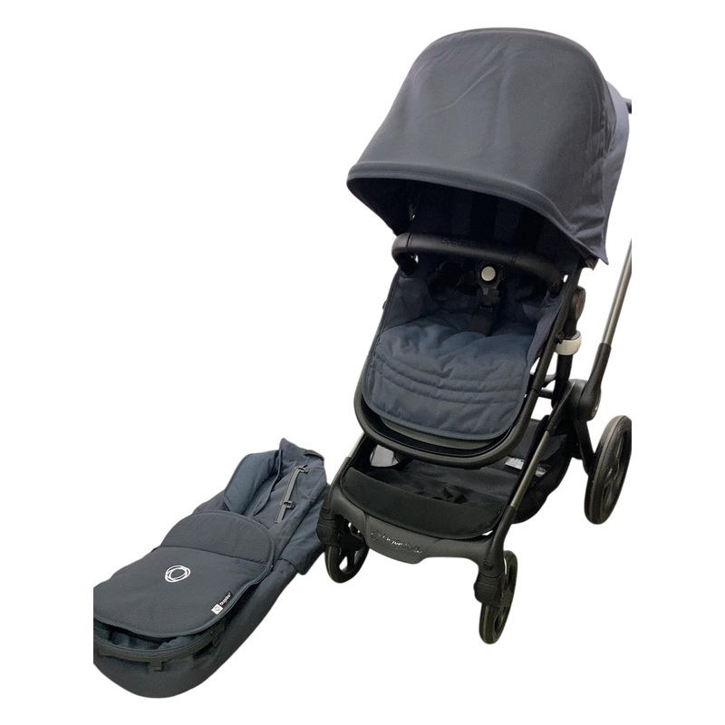Bugaboo Fox 5 Stroller, Graphite, 2024, Stormy Blue
