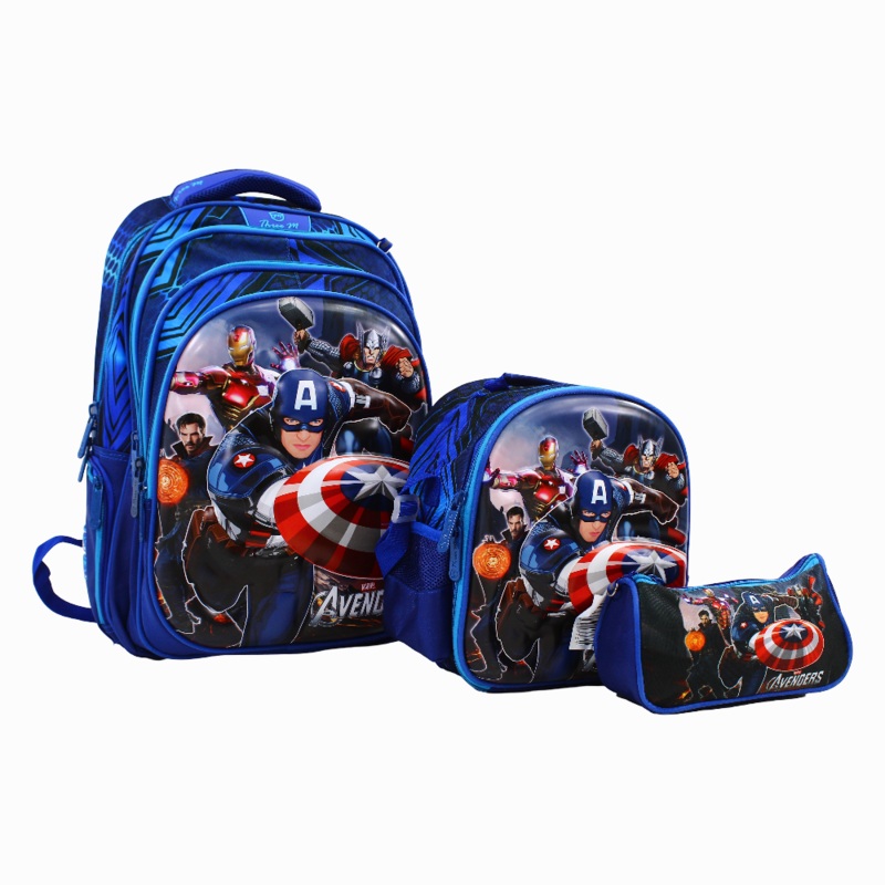 Captain America School Set  18 Inches
