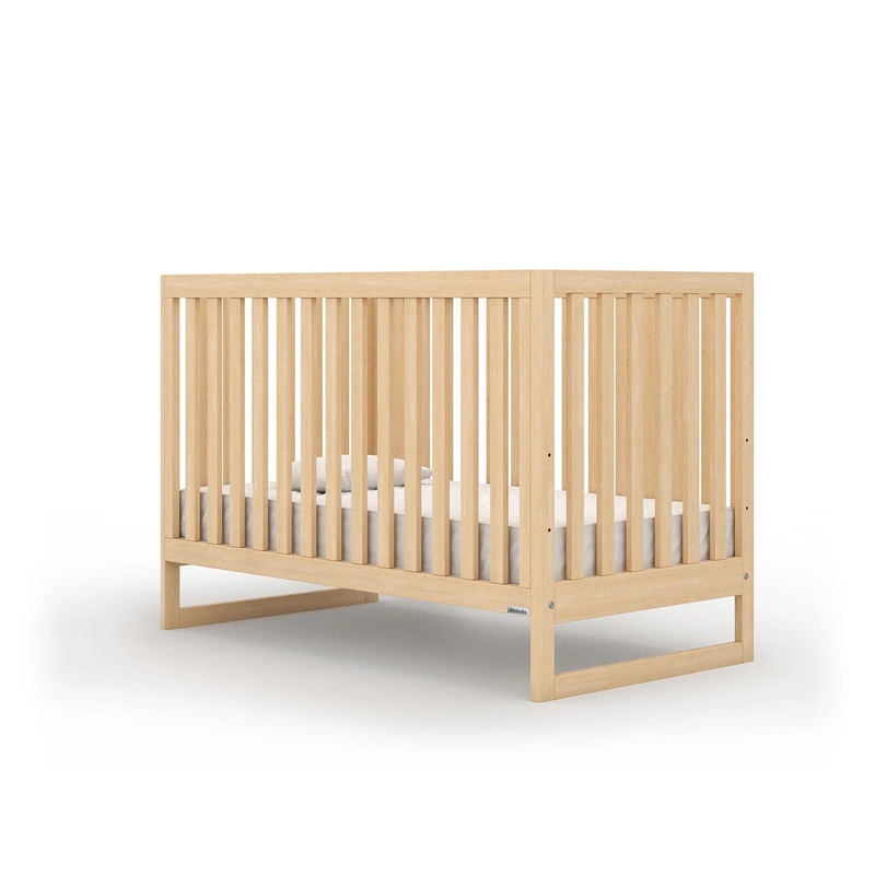 Dadada Austin 3-In-1 Natural Wood Baby Crib