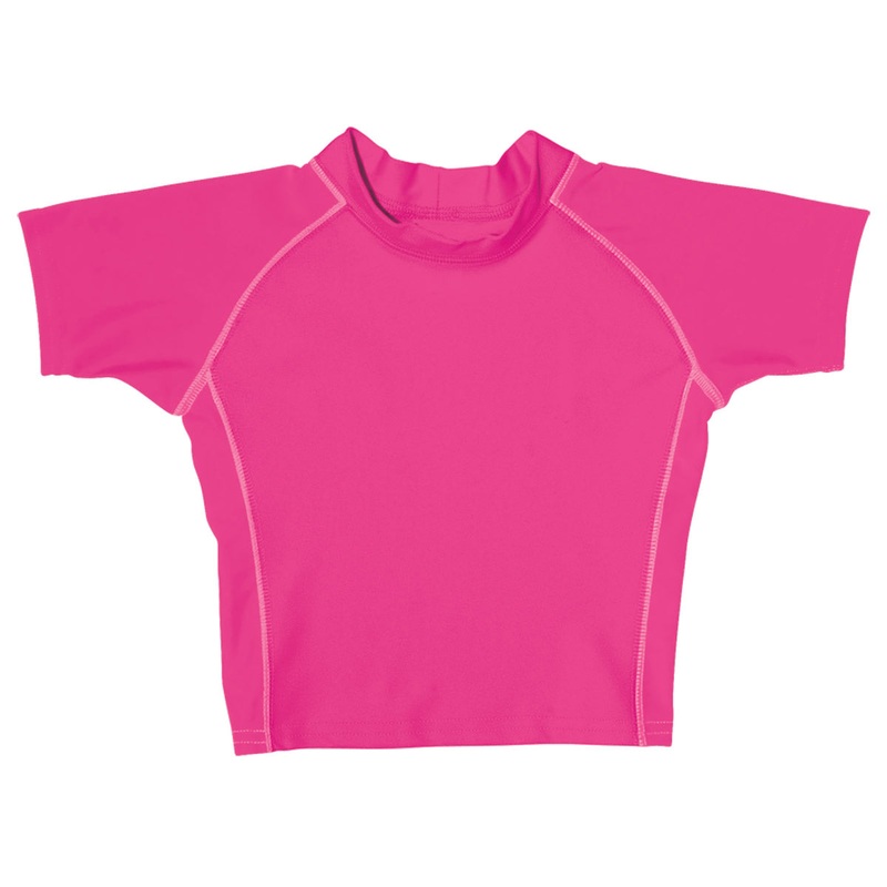 iPlay Short Sleeve Rashguard – Hot Pink – Small (6mo)