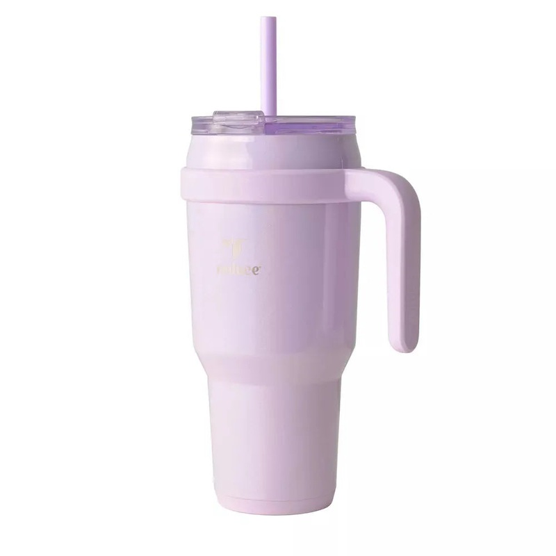 Reduce 40oz Cold1 Vacuum Insulated Tumbler Mug with Straw – Light Purple