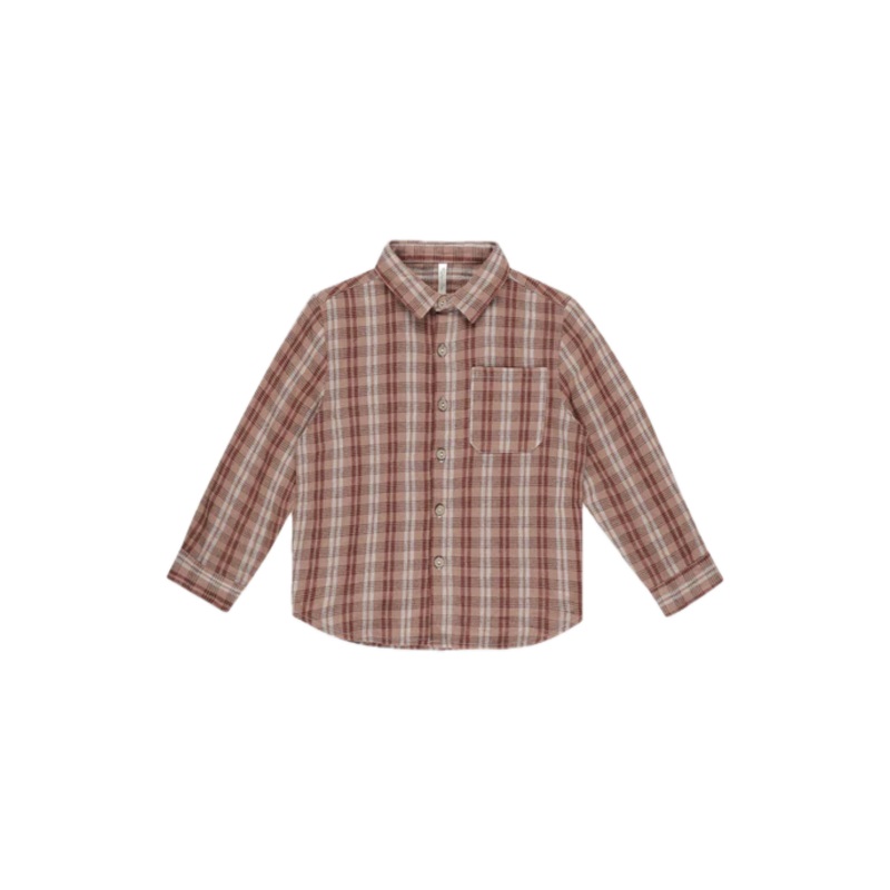Rylee + Cru Collared Long Sleeve Shirt – Autumn Plaid
