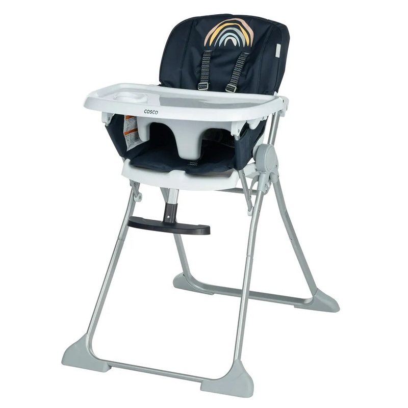 Simple Fold High Chair – Rainbow