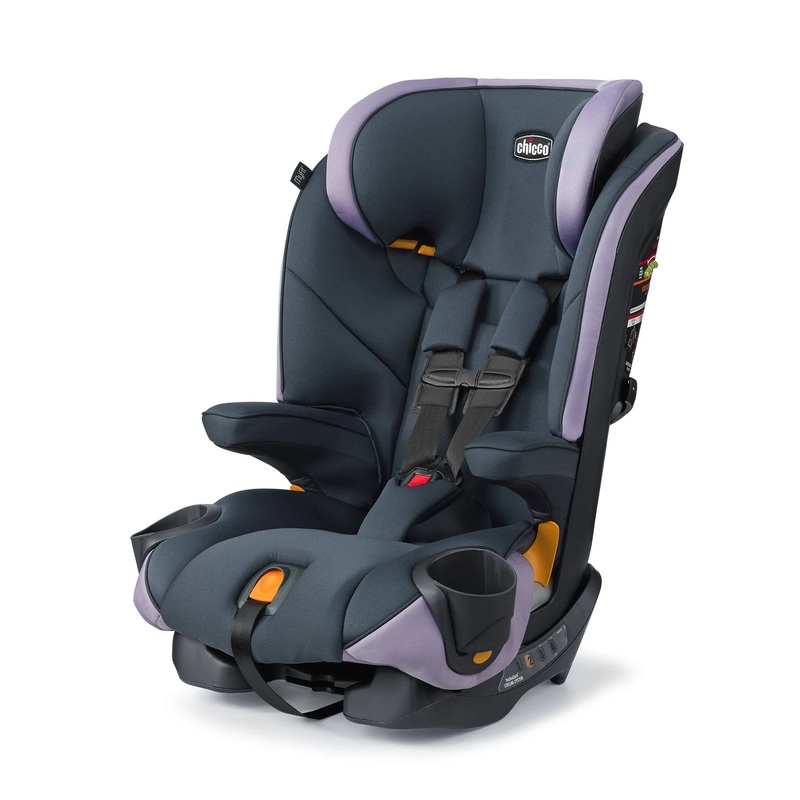 Chicco MyFit 2-in-1 Forward-Facing Harness Booster Car Seat for Toddlers, 5-Point Harness, Belt-Positioning Booster – Haven (Purple), New