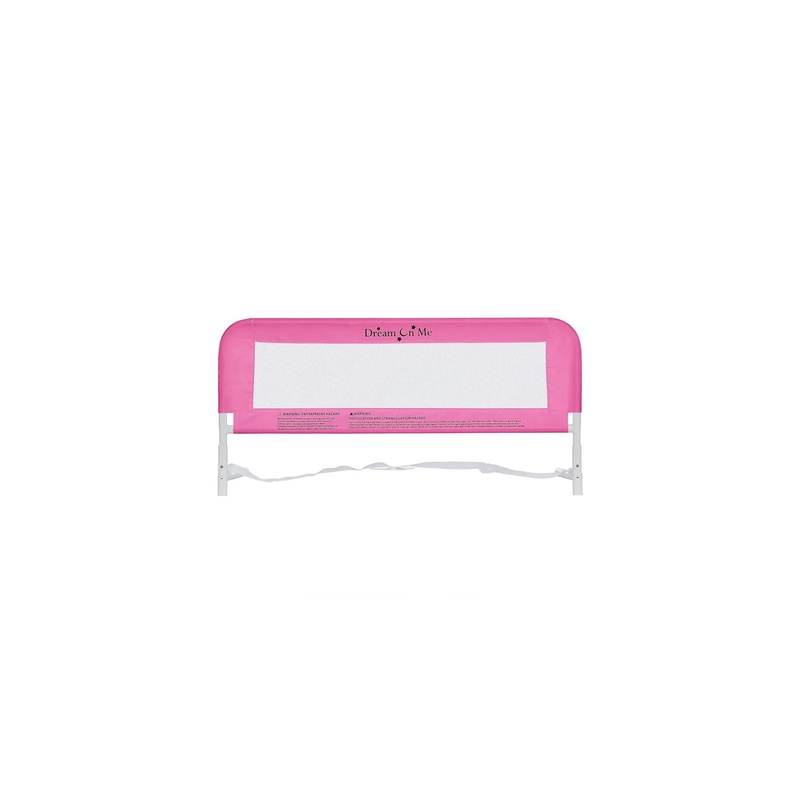 Lightweight Mesh Security Adjustable Bed Rail – Blush Pink