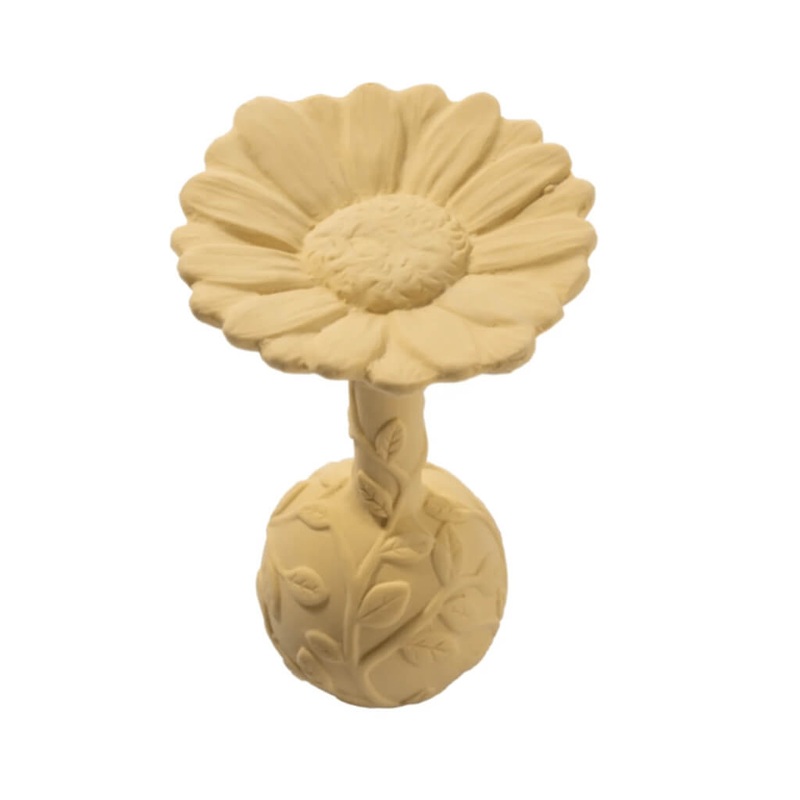 Natural Rubber Rattle Daisy