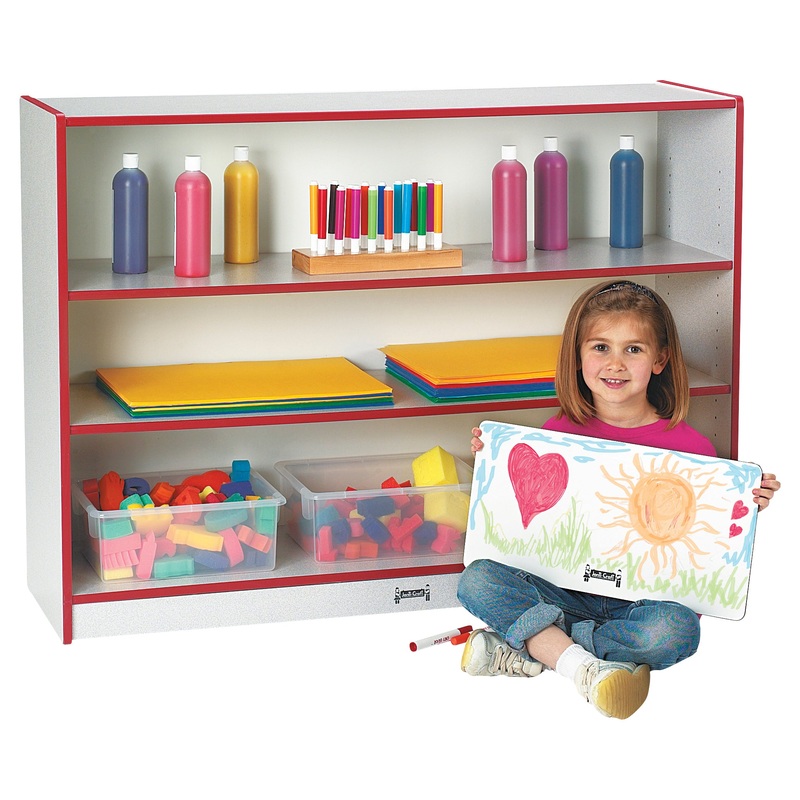 Rainbow Accents Super-Sized Adjustable Bookcase – Blue