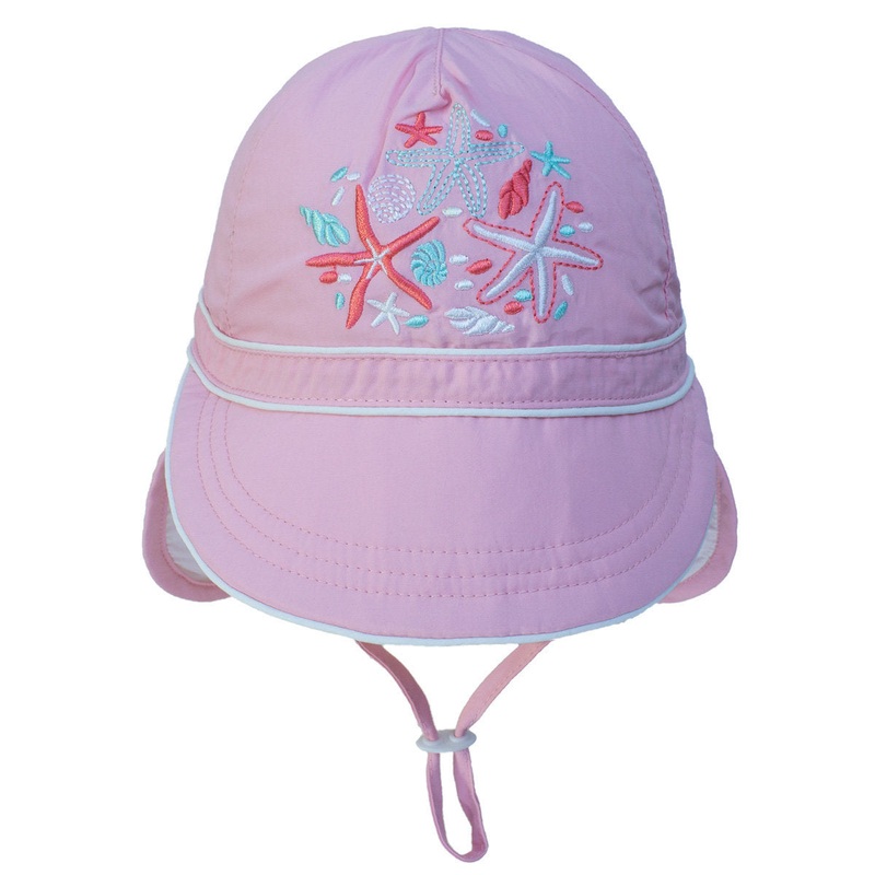 UV Flap Hat – Racy Red