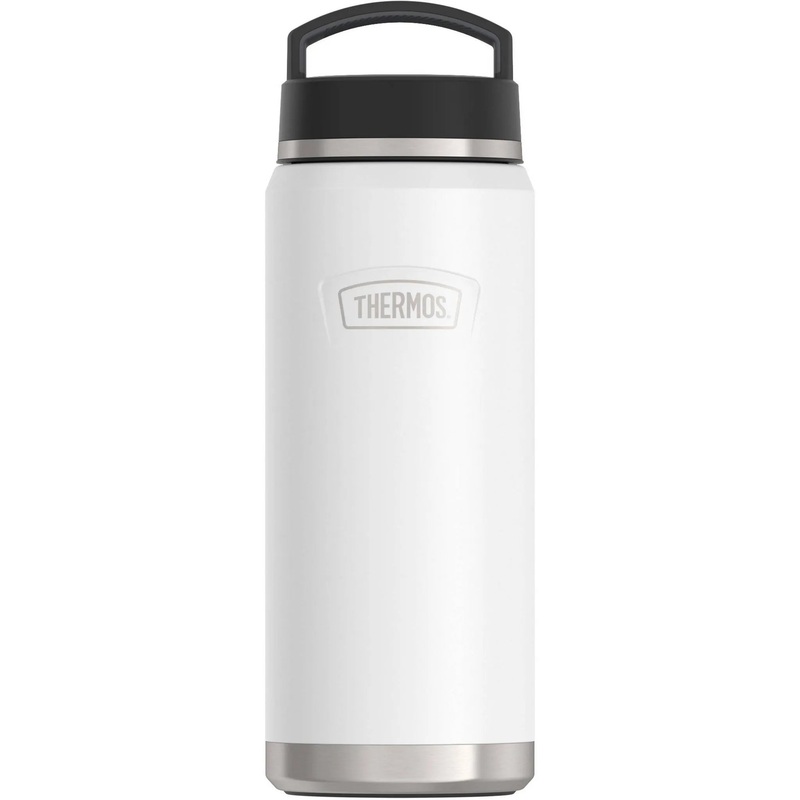 40oz Stainless Steel Wide Mouth Hydration Water Bottle – White (See Description)