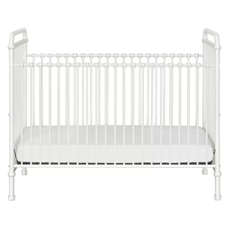 Abigail 3-in-1 Convertible Baby Crib – Washed White