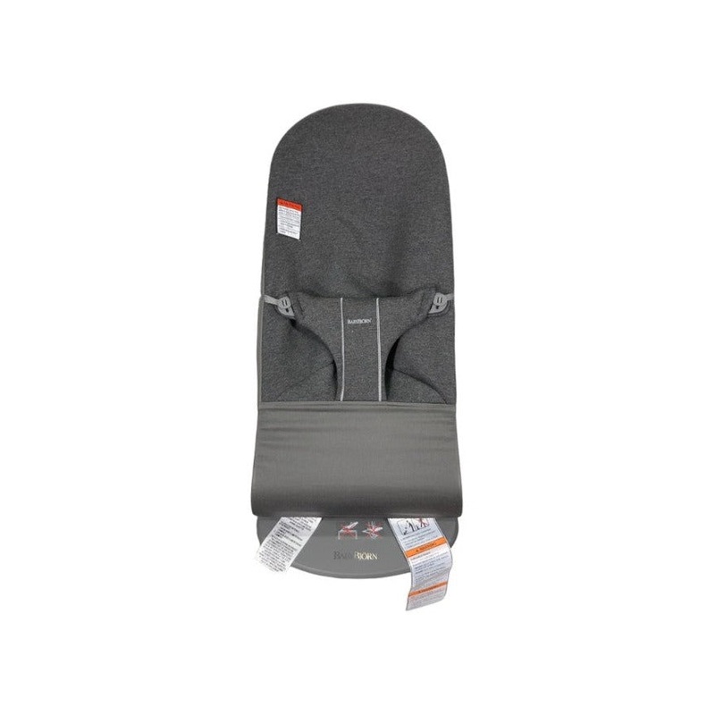 BabyBjorn Bouncer Bliss, Charcoal Gray 3D Jersey, Dark Gray Frame