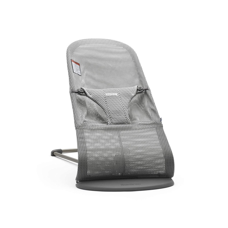 BabyBjorn Bouncer Bliss, Dark Gray Frame, Gray Mesh
