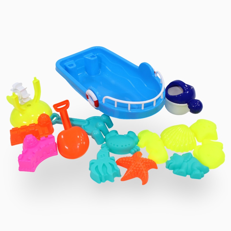 Beach Boat Sand Play Set  Blue