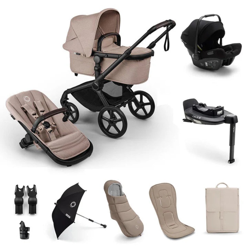 Bugaboo Fox 5 Renew Ultimate Newborn Bundle – Desert Taupe