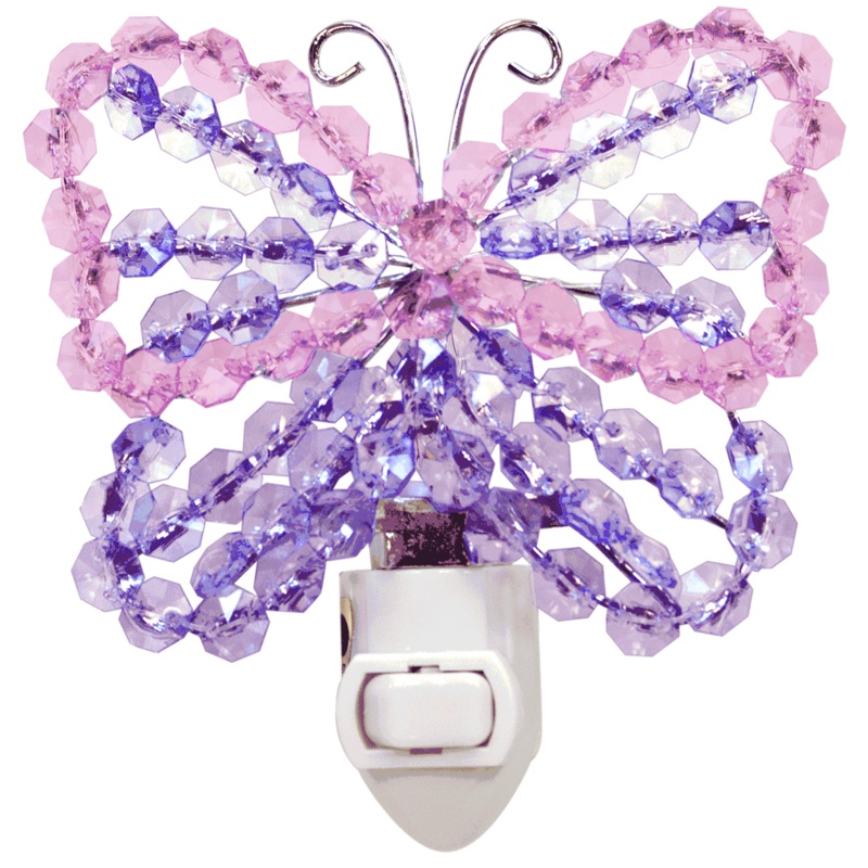 Lambs & Ivy Beaded Night Light – Butterfly