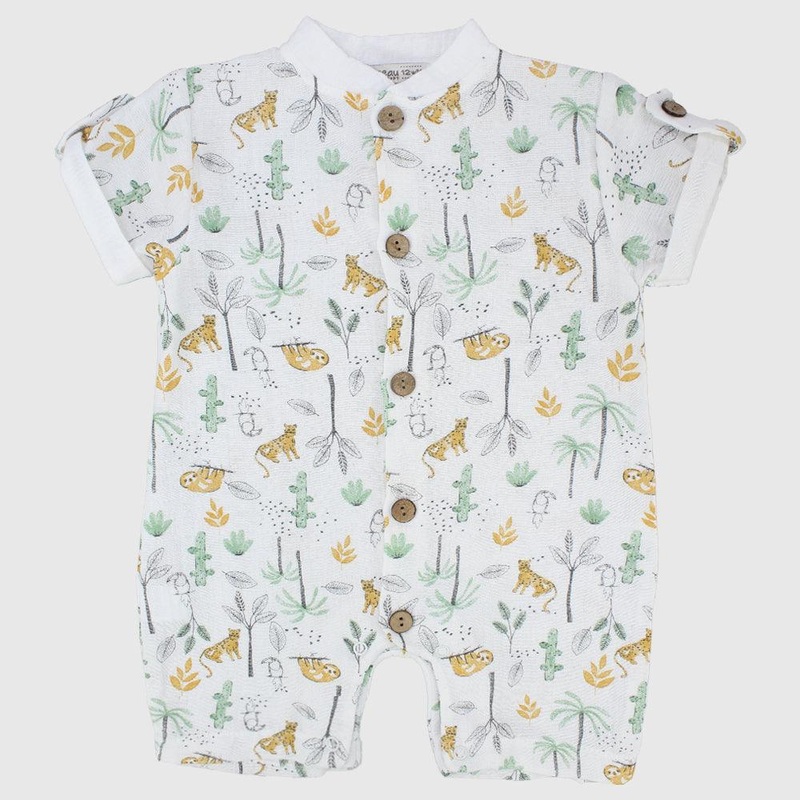 Sloth Short-Sleeved Romper