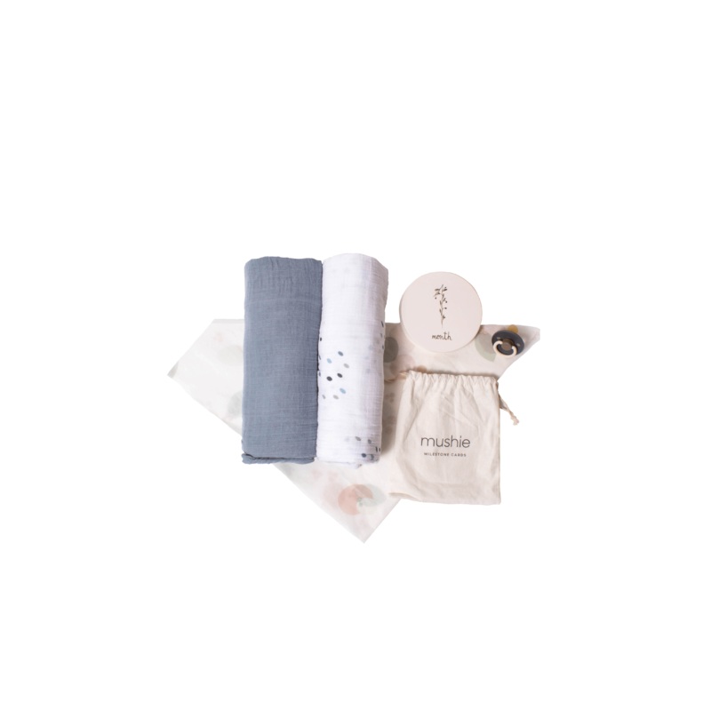 Baby Boy Swaddle Gift Set