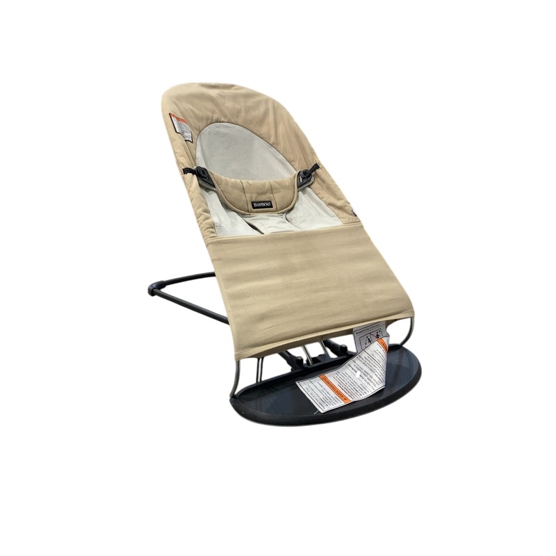 BabyBjorn Bouncer Balance, Black Frame, Khaki/Beige