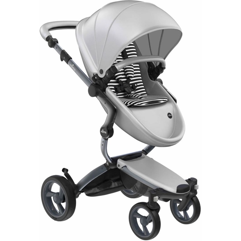 Mima Xari Complete Stroller, Graphite – Argento / Black & White
