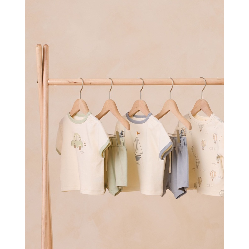 Quincy Mae Ringer Tea and Shorts Set – Mint Car