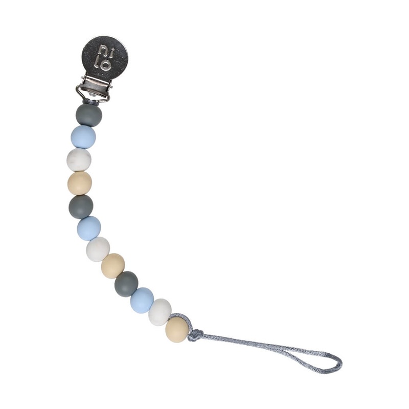 Small Silicone Beads Pacifier Holder Marble Maize