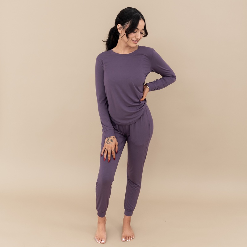 Women’s Jogger Pajama Set in Currant