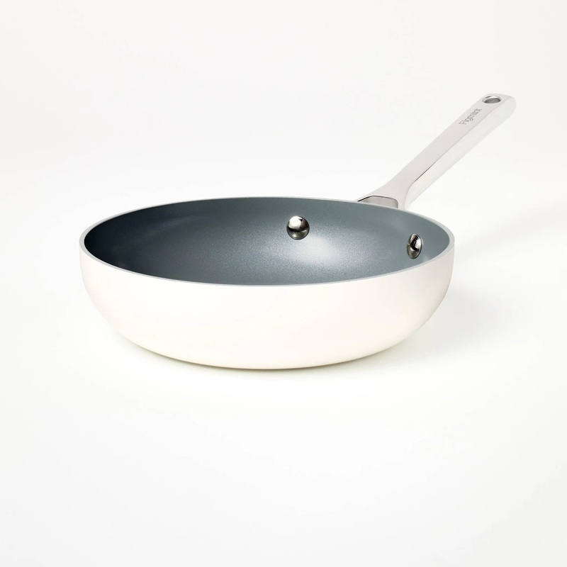 8″ Ceramic Nonstick Frypan Cream
