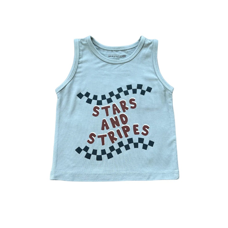 Babysprouts Boy’s Tank Top | Stars and Stripes