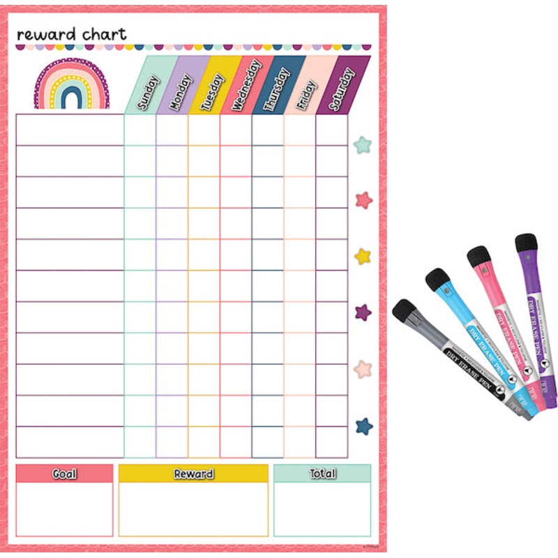 Oh Happy Day Dry-Erase Magnetic Reward Chart