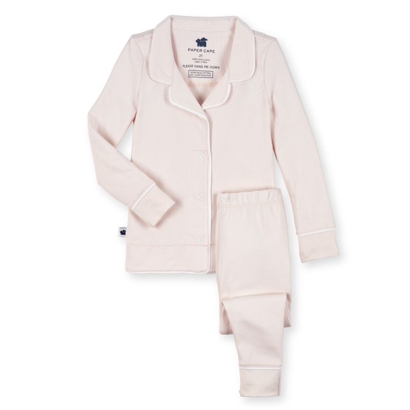 Paper Cape Classic Pajamas | Pink Blush