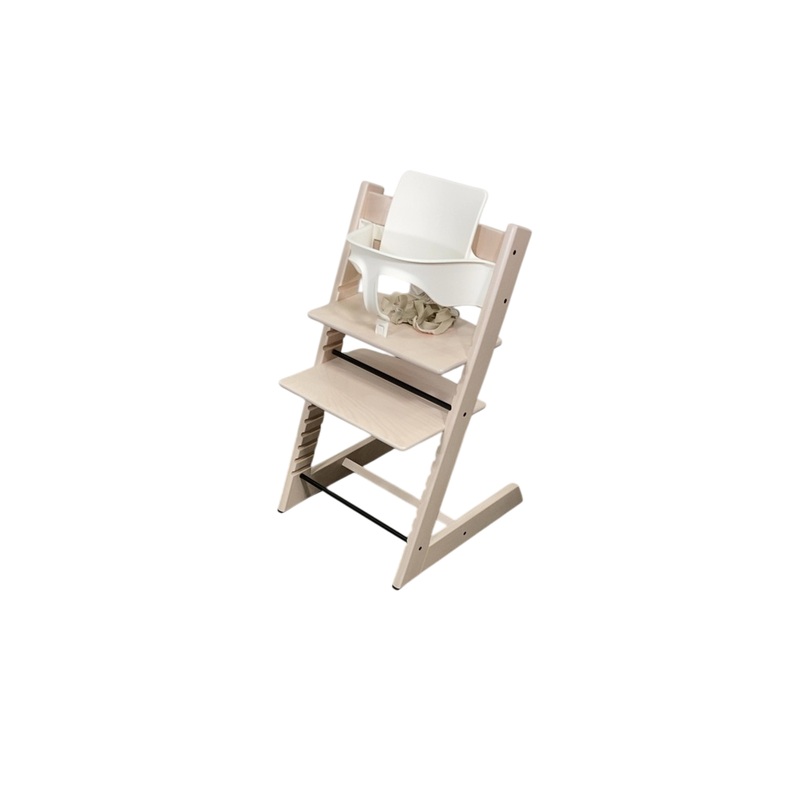 Stokke Tripp Trapp Complete High Chair, 2, Nordic Grey, Whitewash
