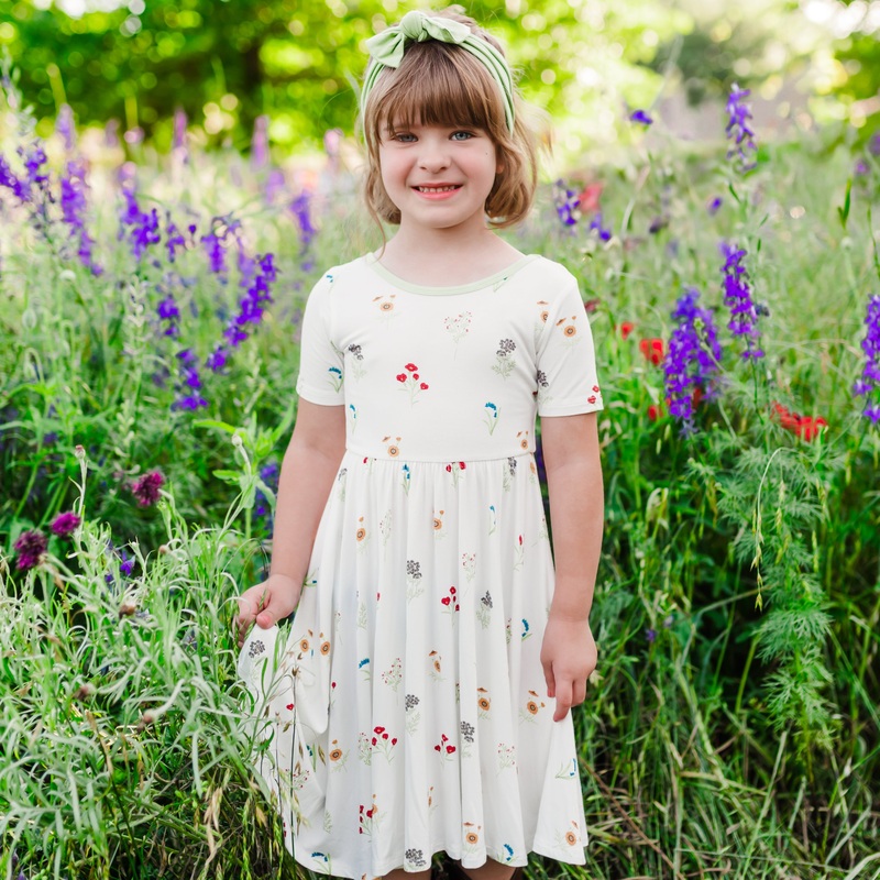 Twirl Dress in Wildflower