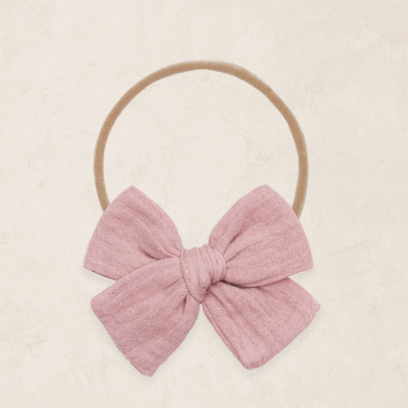 Adventure Bow – Mauve Pink Headband