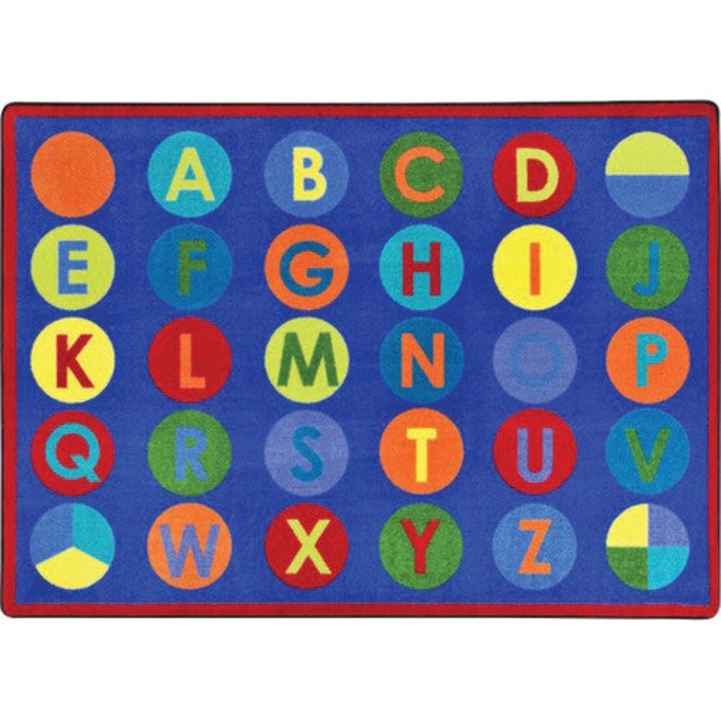 Alpha-Dots Rug, 7’8″ x 10’9″ Rectangle