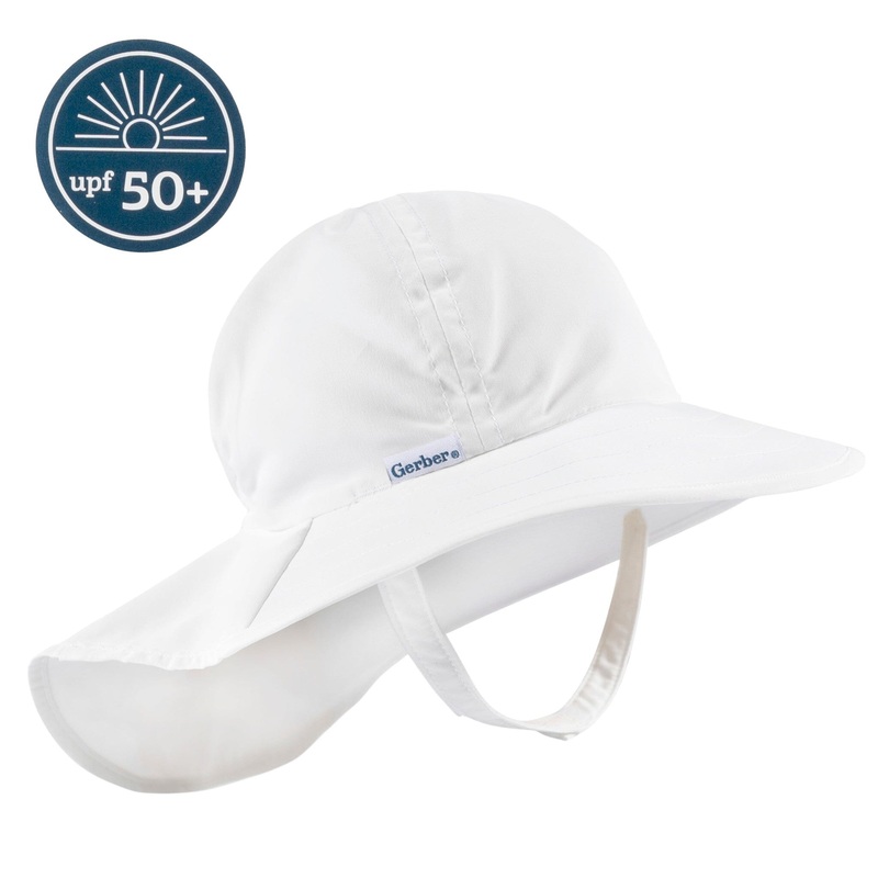 Baby Neutral UPF 50+ White Sun Hat