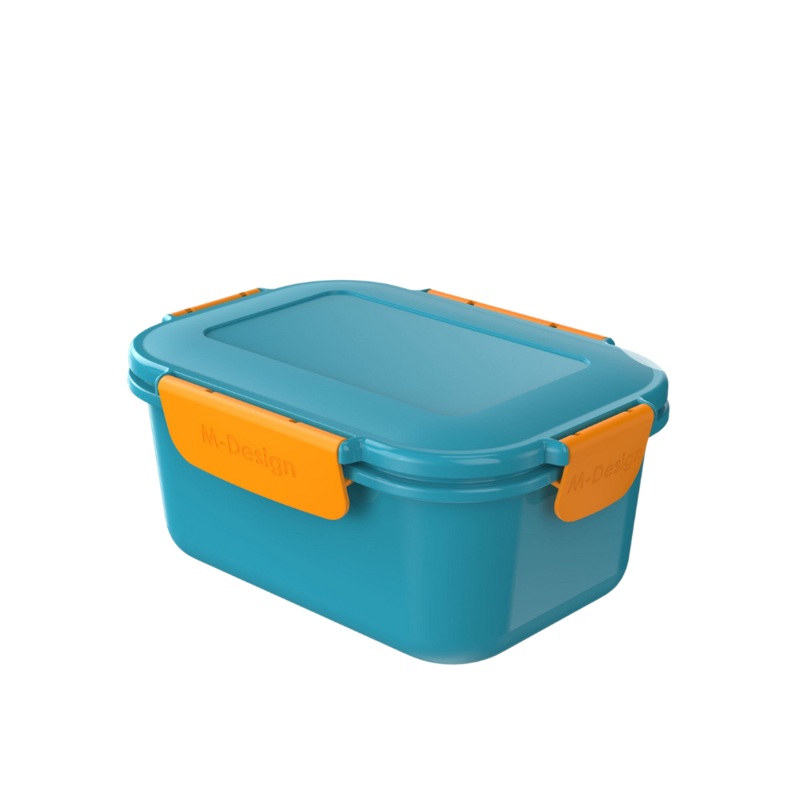 M-Design Fresco Lunch Box – 2.1 L Teal/Orange