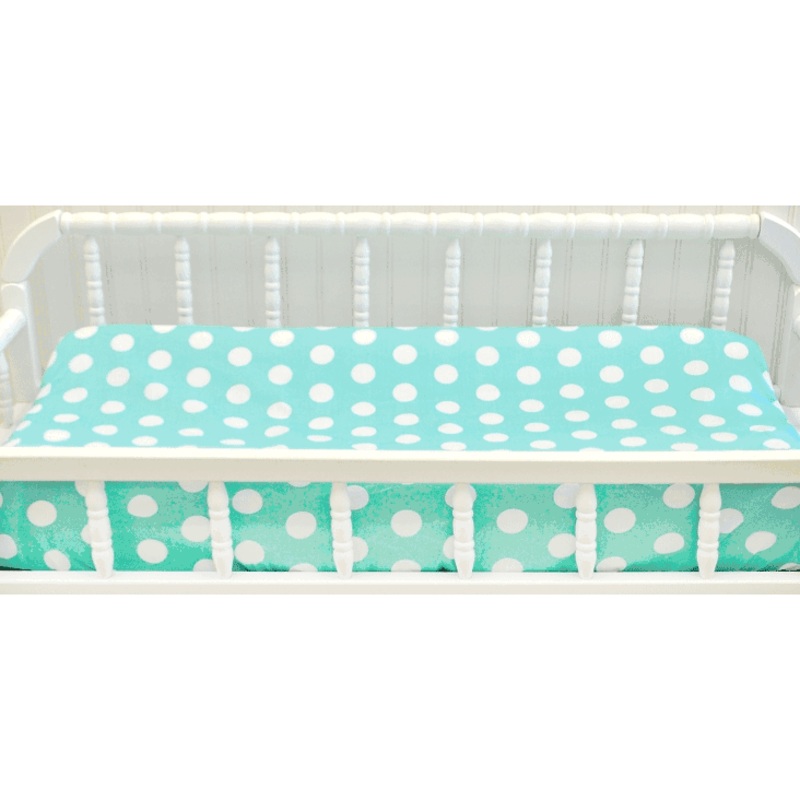 My Baby Sam Pixie Baby Aqua Contour Changing Pad Cover