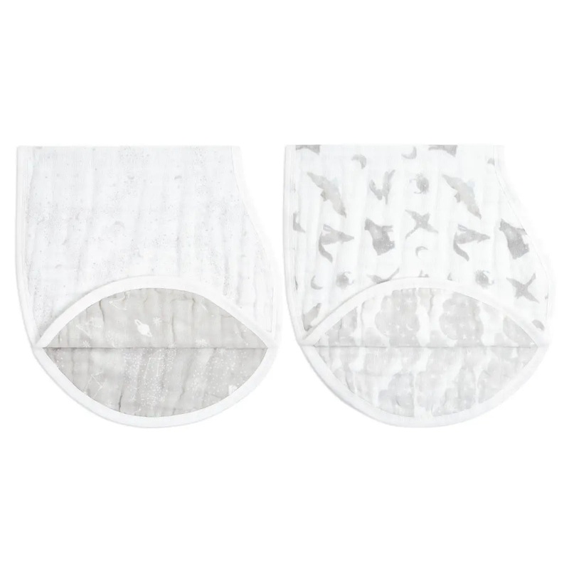 Aden + Anais Organic Cotton Muslin Burpy Bib 2 Pack – Map The Stars