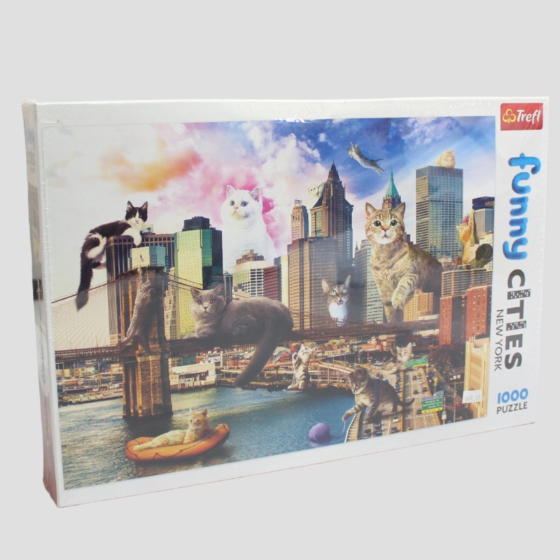 Cats in New York Puzzle – 1000 Pcs