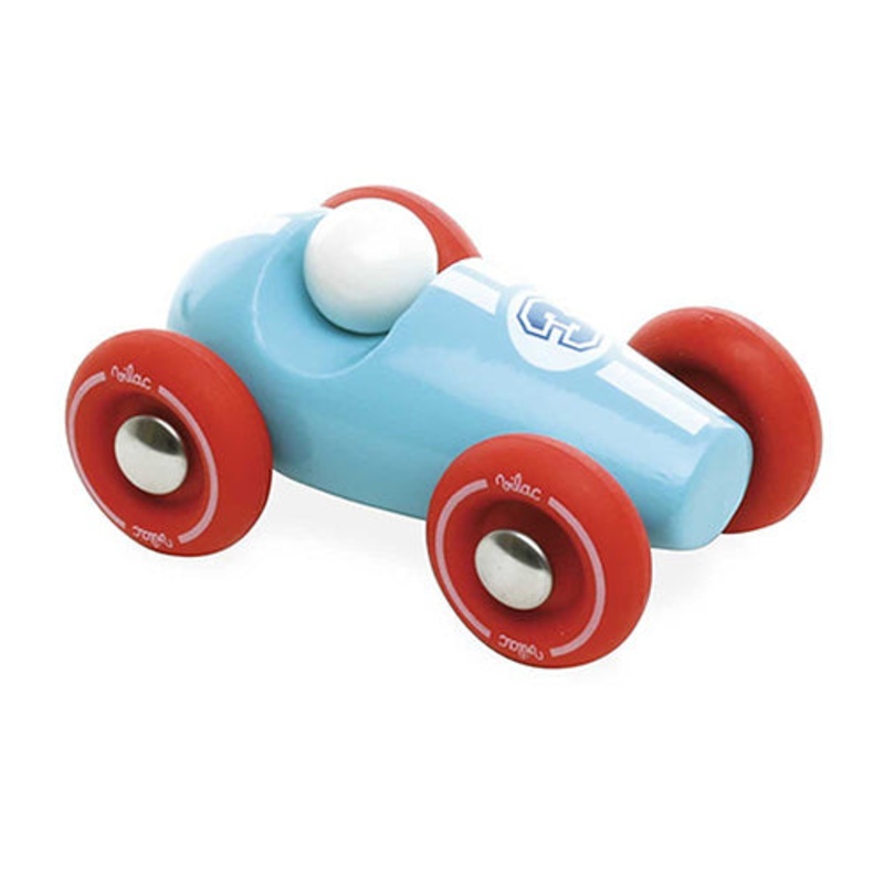 French Mini Race Car Light Blue