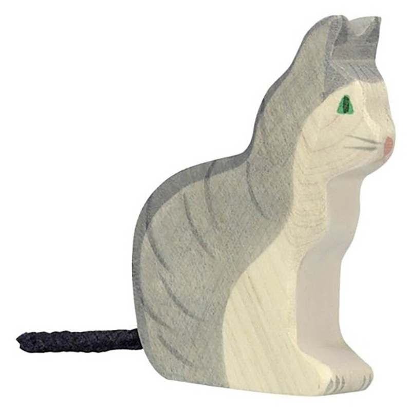 Holztiger Wooden Animal Sitting Cat