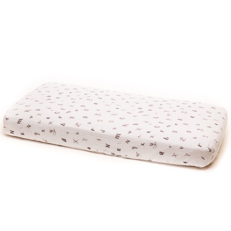 Little Unicorn Cotton Muslin Fitted Sheet – Hello Alphabet
