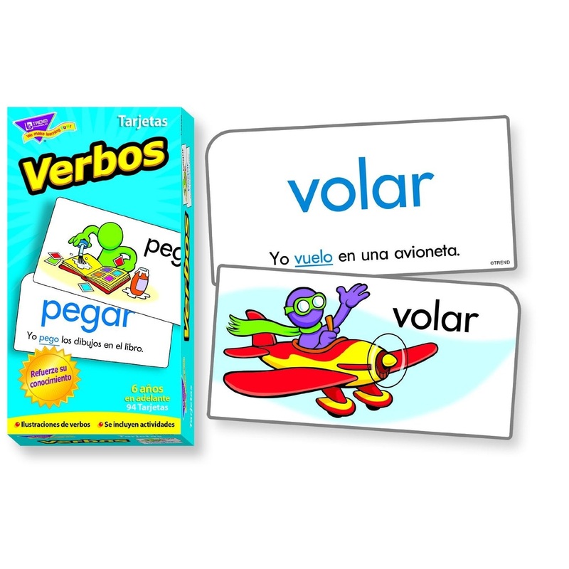 Skill Drill Flash Cards – Action Words/Verbos