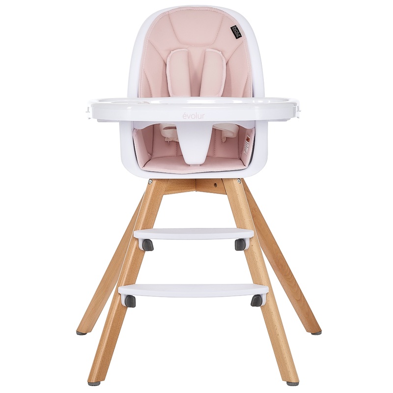 Zoodle 3-in-1 High Chair and Booster – Pink