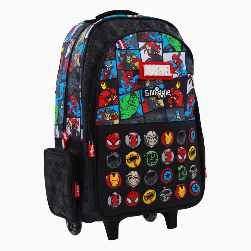 Avengers Trolley Bag – Black  (18 Inches)