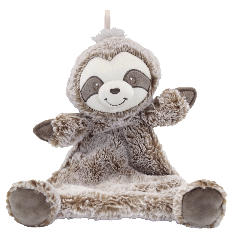 Baby Paper Crinkle Cuddler-Sensory Plush Sloth