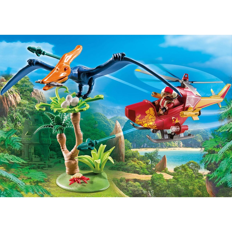Playmobil Adventure Copter with Pterodactyl