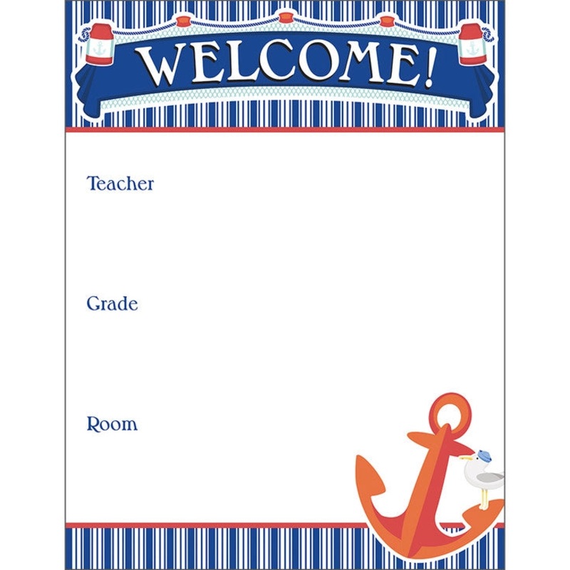 S.S. Discover Welcome Chart