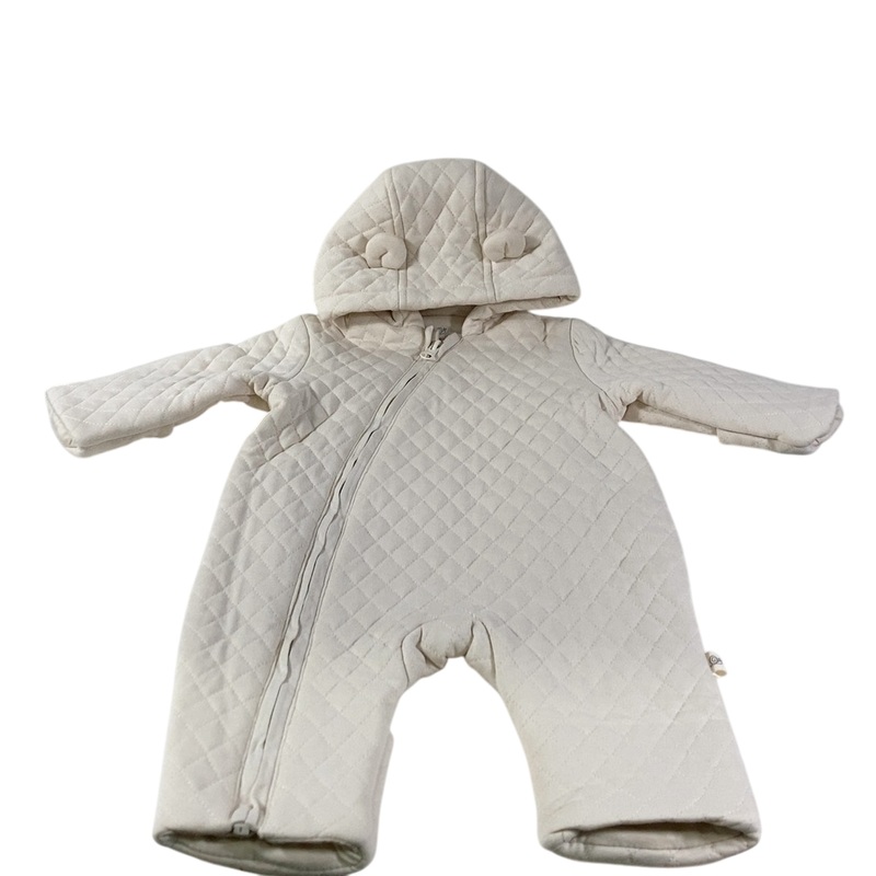 Tiny Kind Quilted Bunting Suit, 0-3 Months, Birch