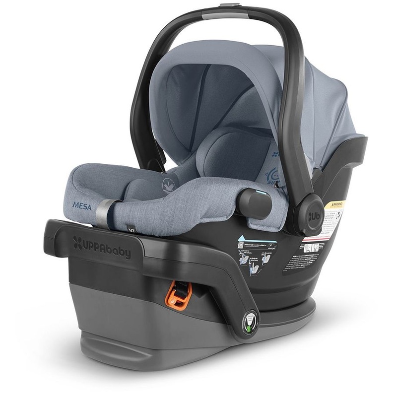 UPPAbaby OPEN BOX MESA V2 Lightweight Infant Car Seat – Gregory (Blue Melange)